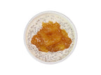 Pudim de chia e coulis de manga